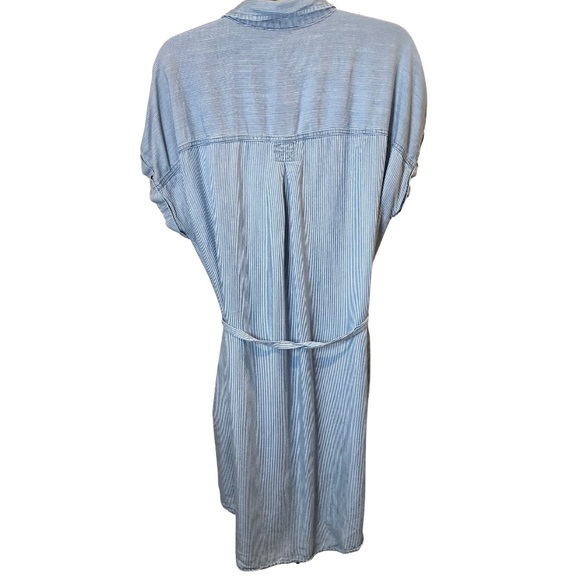 Goodthreads Blue/ white striped button down dress - Picture 2 of 6